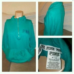 VS PINK Half Zip Pull Over