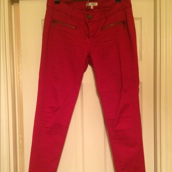 Fire Engine Red Skinny Jeans! BLOWOUT SALE!!!