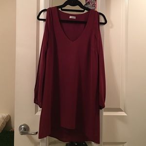 Tobi Maroon Dress