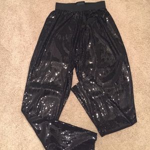 Kardashian sequin pant Size S new