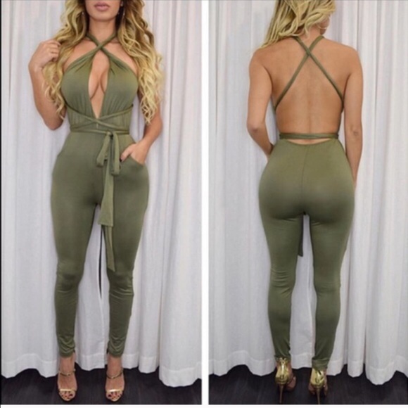 Missguided Tops - "wrap me up" jumpsuit