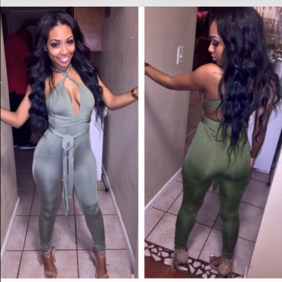 "wrap me up" jumpsuit - Picture 2 of 3