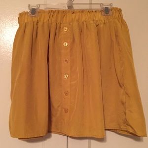 💥🔥💥FLASH SALE Yellow skirt with buttons