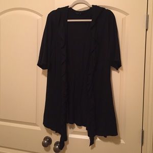 ✨SALE✨Open front cardigan with ruffle