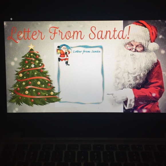 Written letter from Santa and a surprise too!