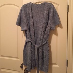 ✨SALE✨Long Cardigan in heathered blue