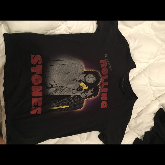 Rolling Stones band tee. not Brandy Melville