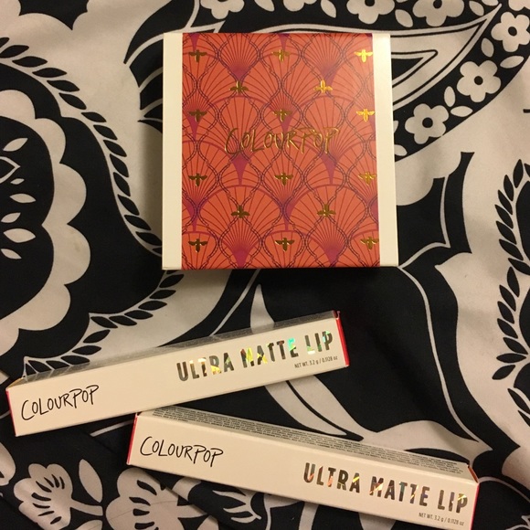 Colour pop never been used makeup