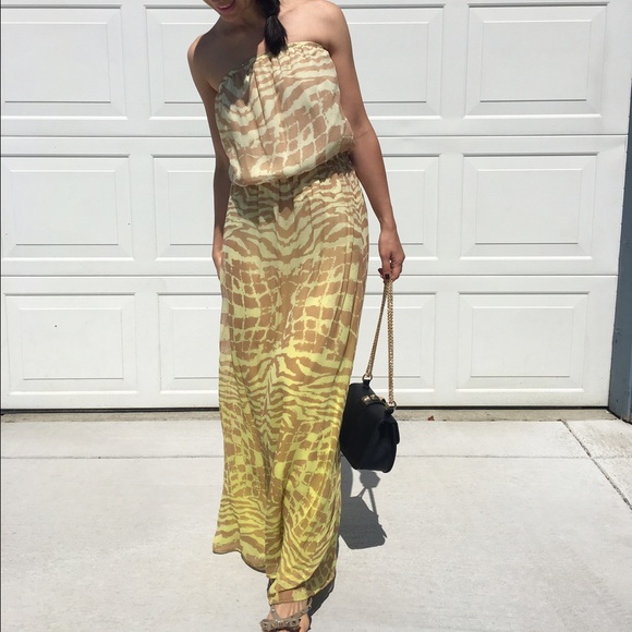 Gypsy yellow maxi dress