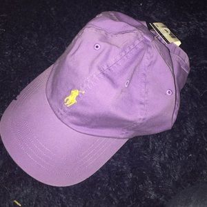 Purple polo hat