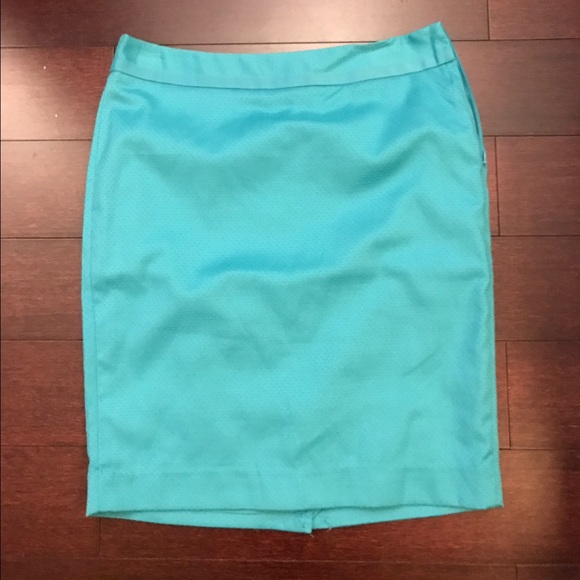 The Limited teal long pencil skirt!