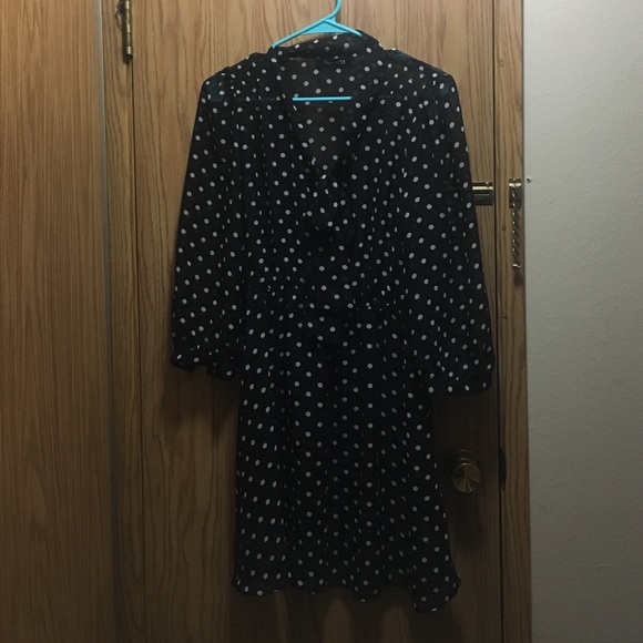 EUC! Sheer Polka Dot Dress