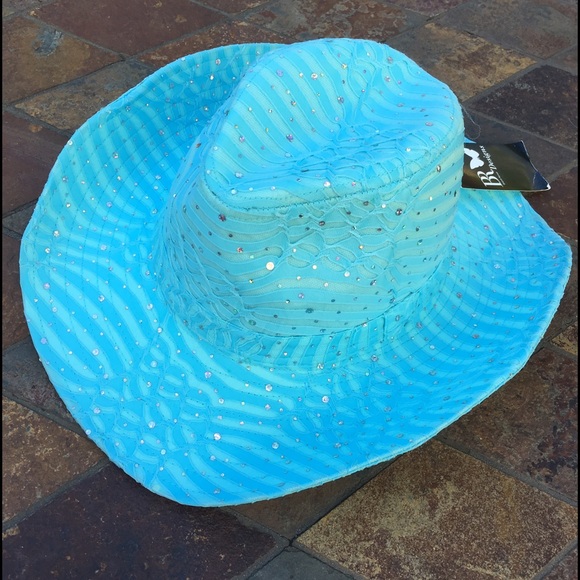 🎁 Blue Cowgirl Hat - Picture 2 of 4