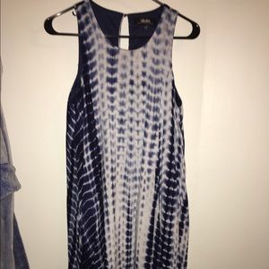 Tie dye shift dress