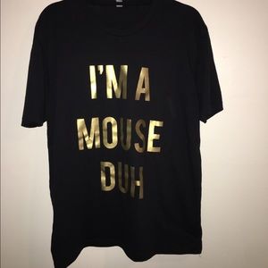 "I'm a mouse duh" t-shirt dress