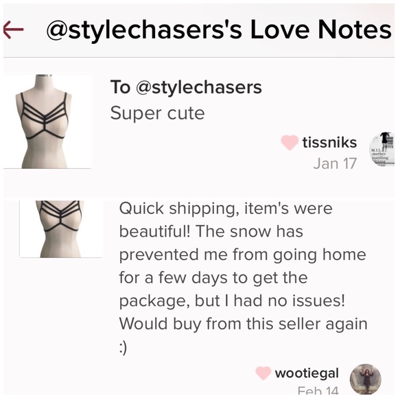 Strappy & Sexy Stretchy Over Bra Harness Bralette - Picture 5 of 5