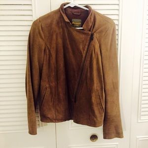 Madewell Weathermaster Flutter suede jacket, sz. S
