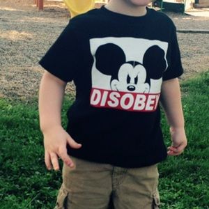 Custom disobey shirt