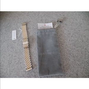 Michele Deco ll two tone bracelet