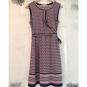 Max Studio Sleeveless Keyhole Printed Dress (S)