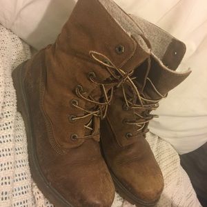 sherpa lined timberland tims size 7.5