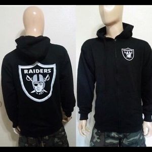 RAIDERS HOODIE BLACK COLOR S M L XL