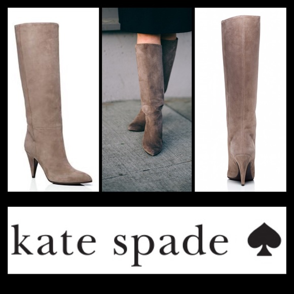 kate spade Shoes - KNEE-HIGH NESSA SUEDE BOOTS