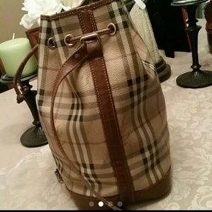 Authentic Vintage Burberry Drawstring Purse