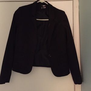 Black fitted blazer