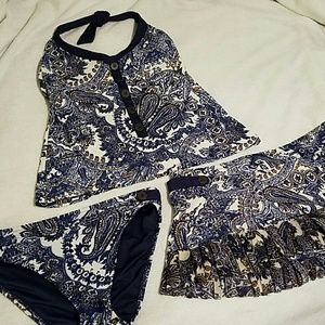 3 piece tankini set size L