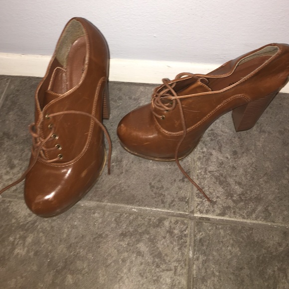 patent leather platform booties