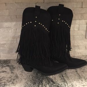 Roper Boots with Fringe
