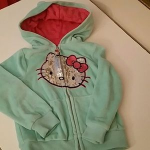 Hello Kitty 3T bling zip hoodie