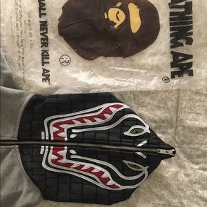 Aunthentic A bathing ape X Lacoste hoodie 100% NWT