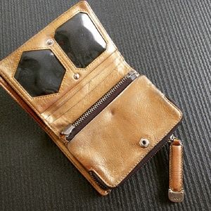 Small gold dkny wallet