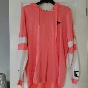 VS Pink hooded sweatshirt