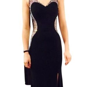 REDUCED Anna Lee Black Long (prom) dress
