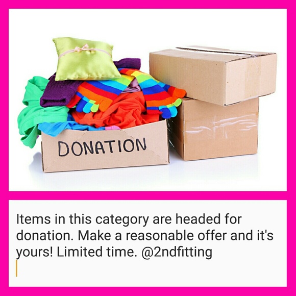 Closet Clear out! Items below will be donated!