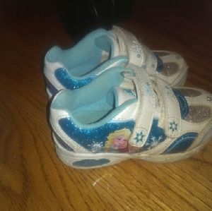 Frozen light up tennis shoes