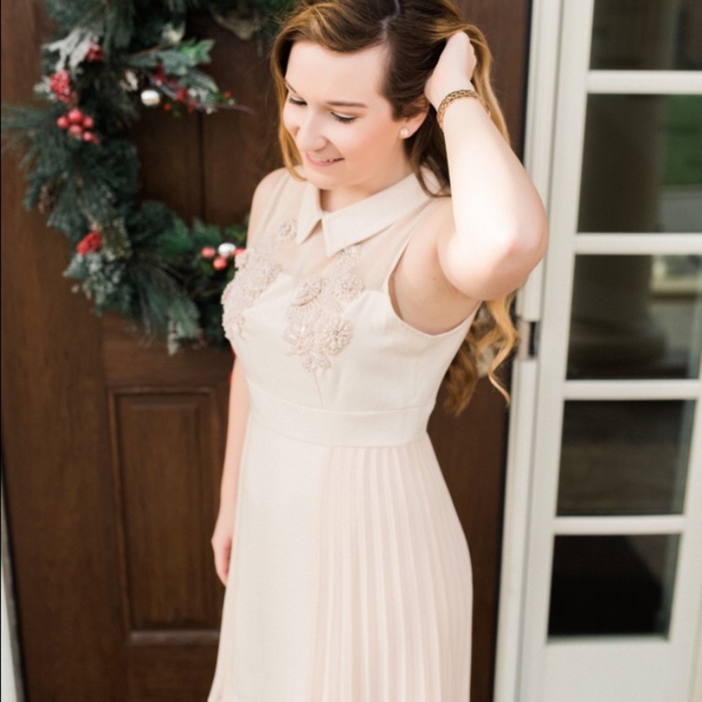 Ivory holiday dress