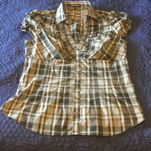 Women's Large Express Short Sleeve Blouse