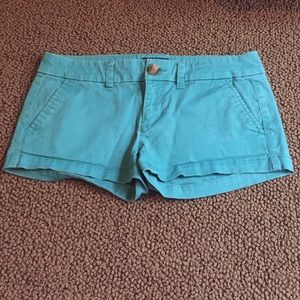 Teal shorts