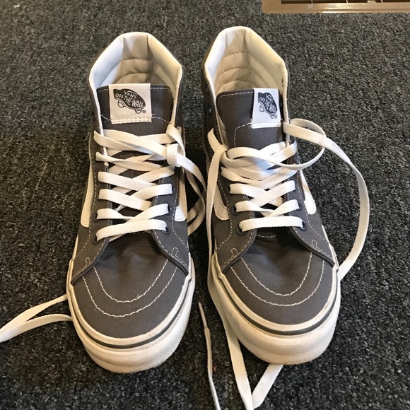 Vans Shoes - Vans gray high tops
