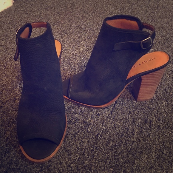 Lucky Brand Shoes - Lucky Brand Open Toe Bootie