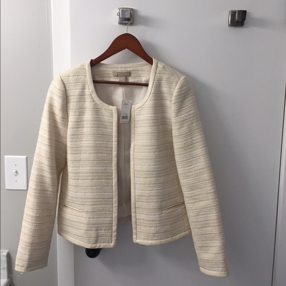 Banana Republic cream jacket