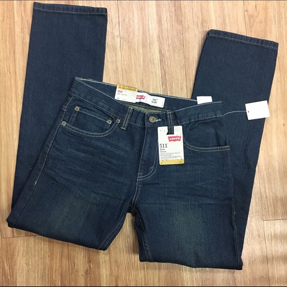 Levi's 511 Slim Stretch Jeans NEW NWT Boys 16 - Picture 3 of 4