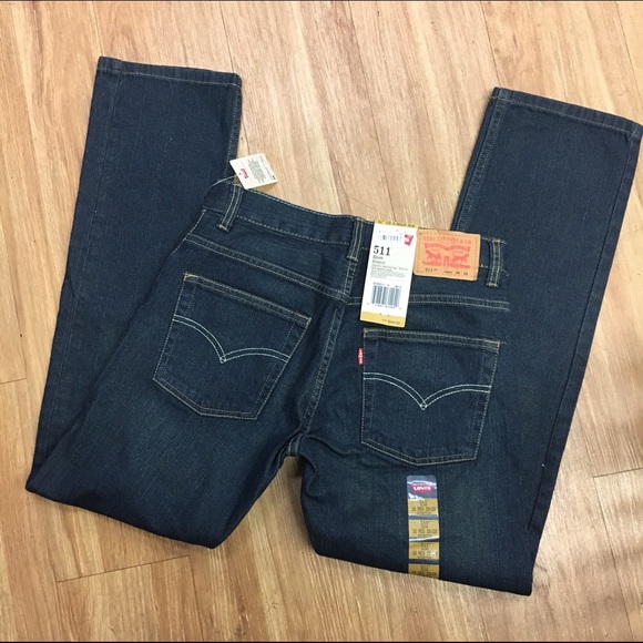 Levi's 511 Slim Stretch Jeans NEW NWT Boys 16 - Picture 4 of 4