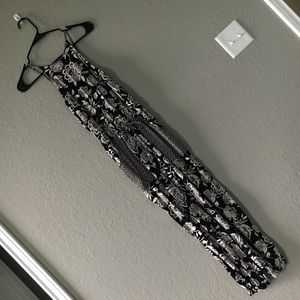 American Eagle soft floral jumpsuit