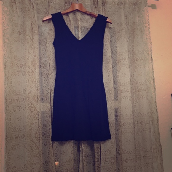 Black cotton dress