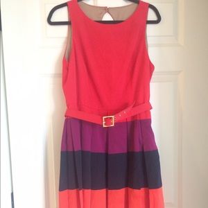 Eliza J Colorblock Dress Size 14